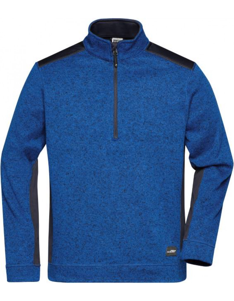 Îmbrăcăminte de lucru pentru bărbați, din fleece tricotat, cu fermoar 1/2 - rezistentă